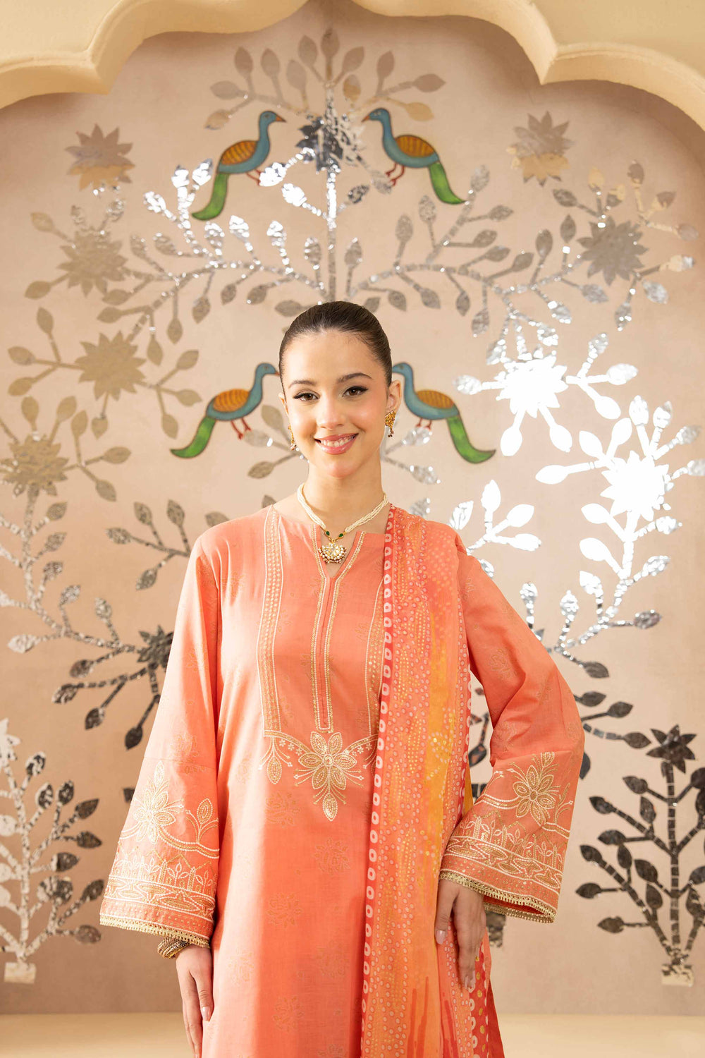 3 Piece Embroidered Suit by Nishat Linen