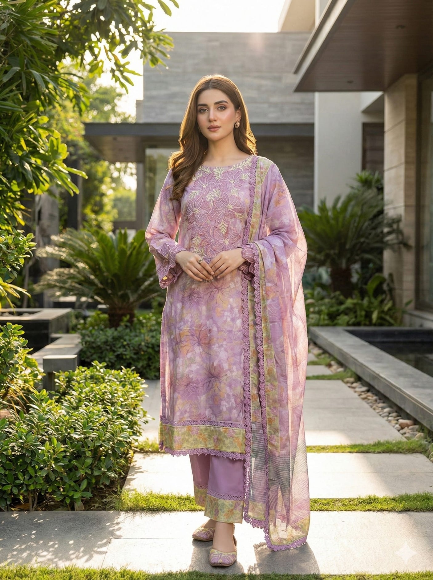 Rangrasiya Summer Embroidered Lawn
