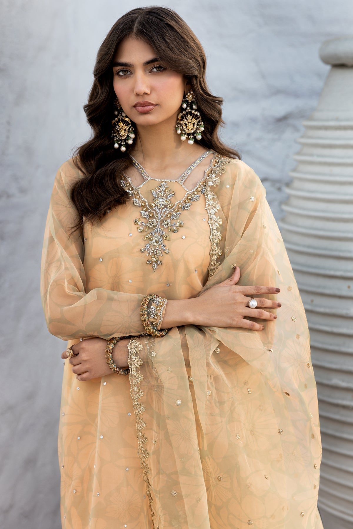 Luxury Embroidered Suit By Charizma