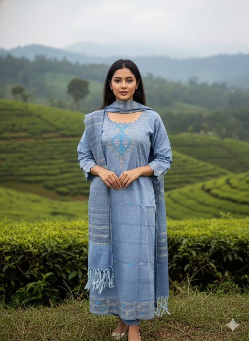 Bangladeshi Jamdani salwar kamiz