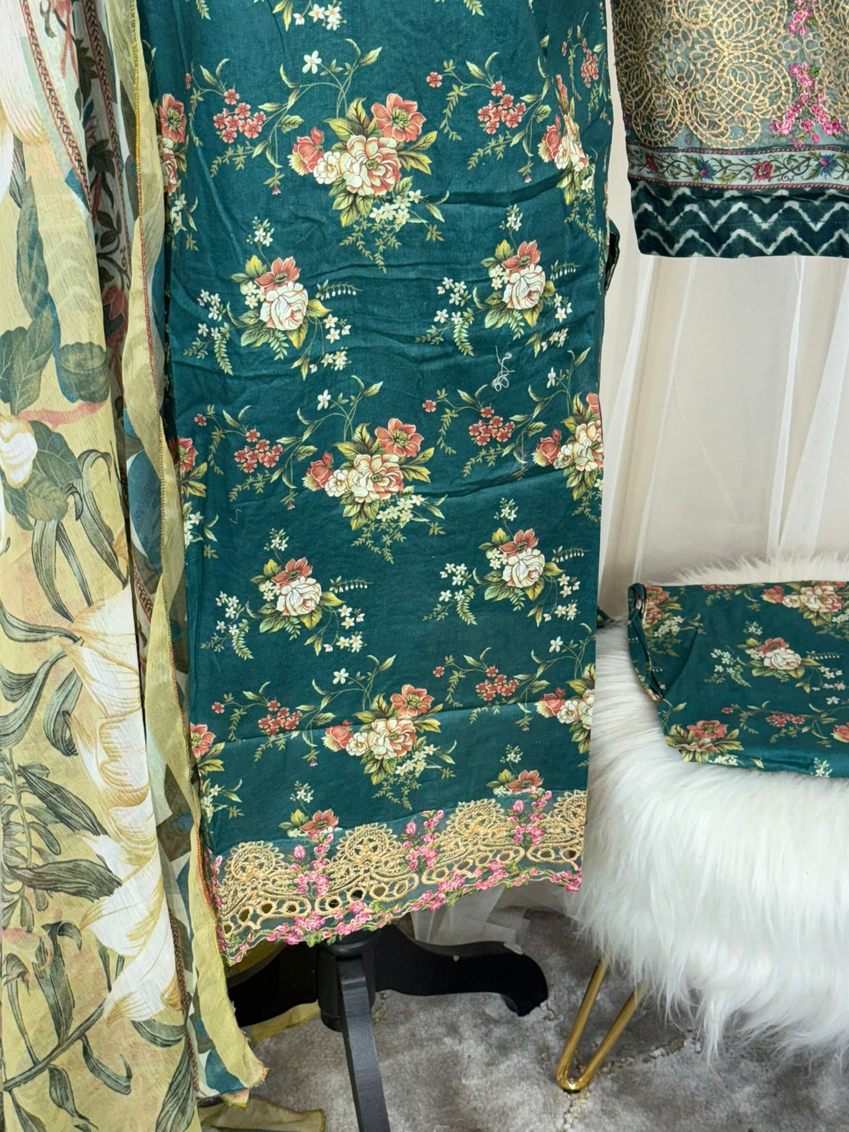 Luxury Embroidered Lawn Ready To Ship