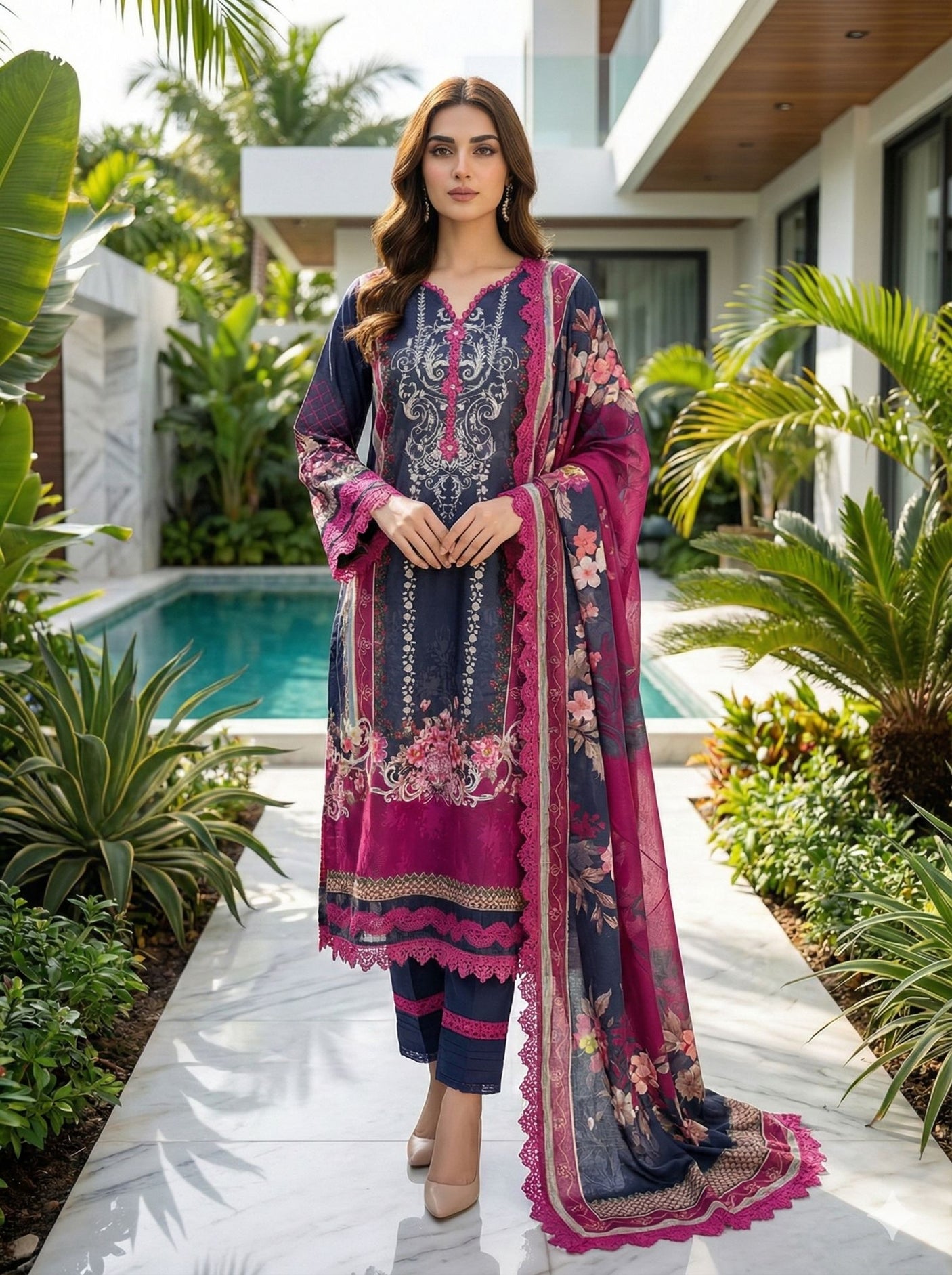 Firdous by Resham Luxury Lawn Collection