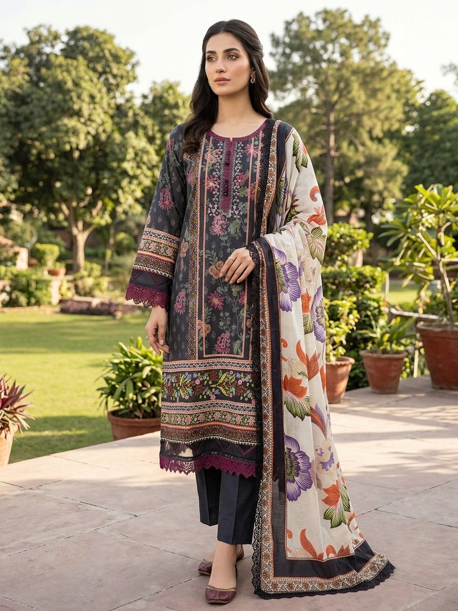 Gulljee Embroidered Luxury Lawn