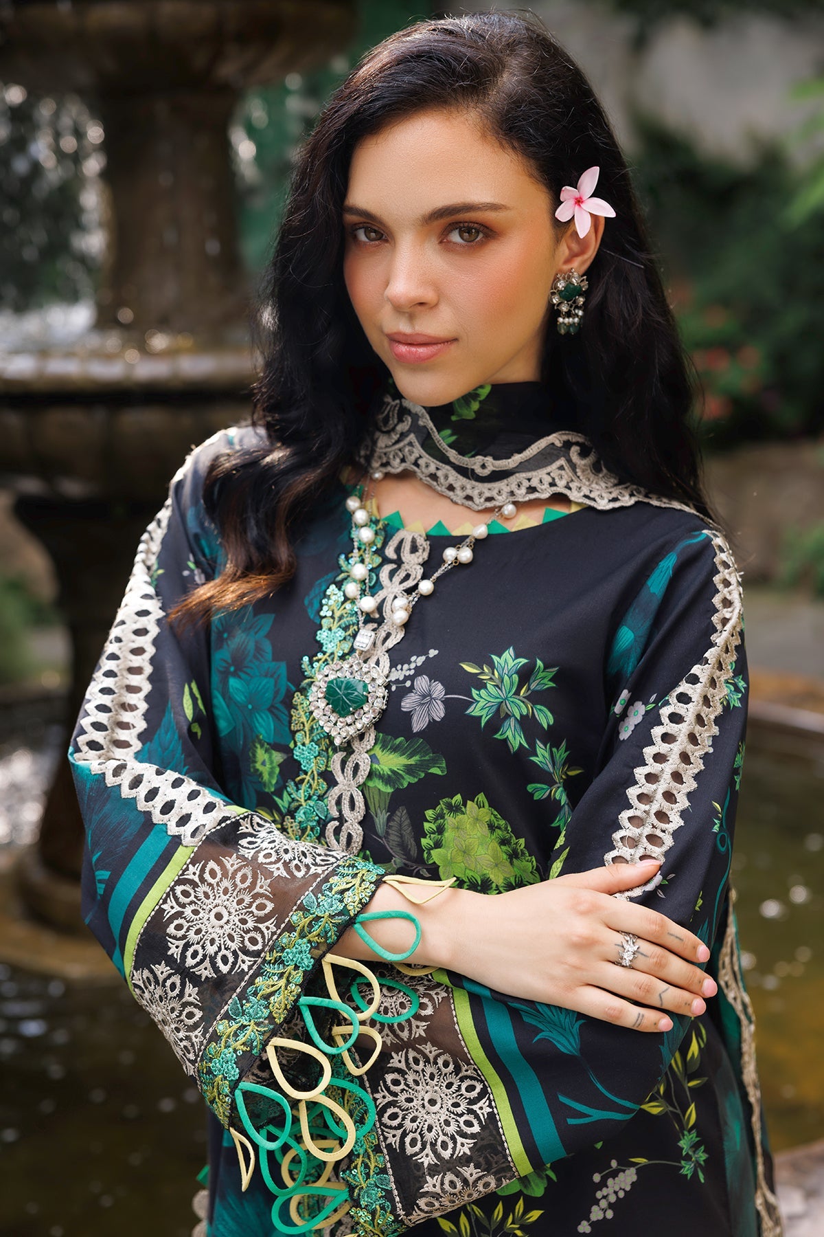 Charizma Luxury Embroidered Suit