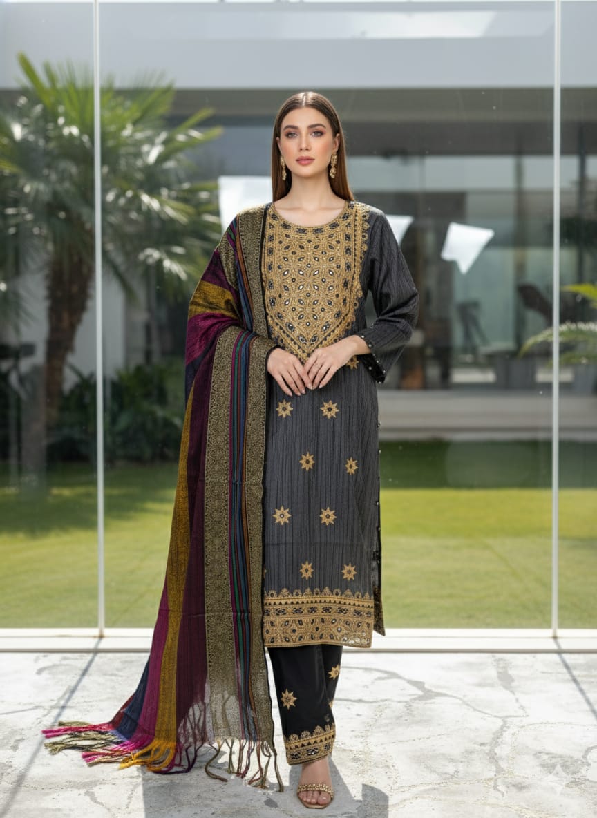 Luxury Embroidered Lawn Ready To Ship