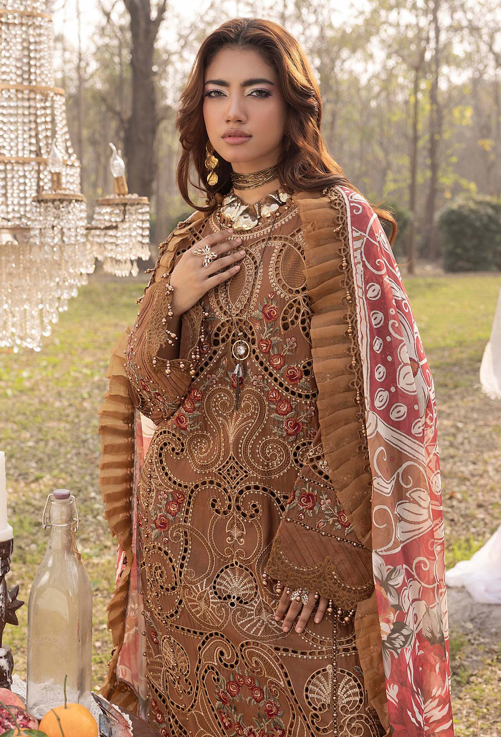 Adan's Libas Embroidered Lawn