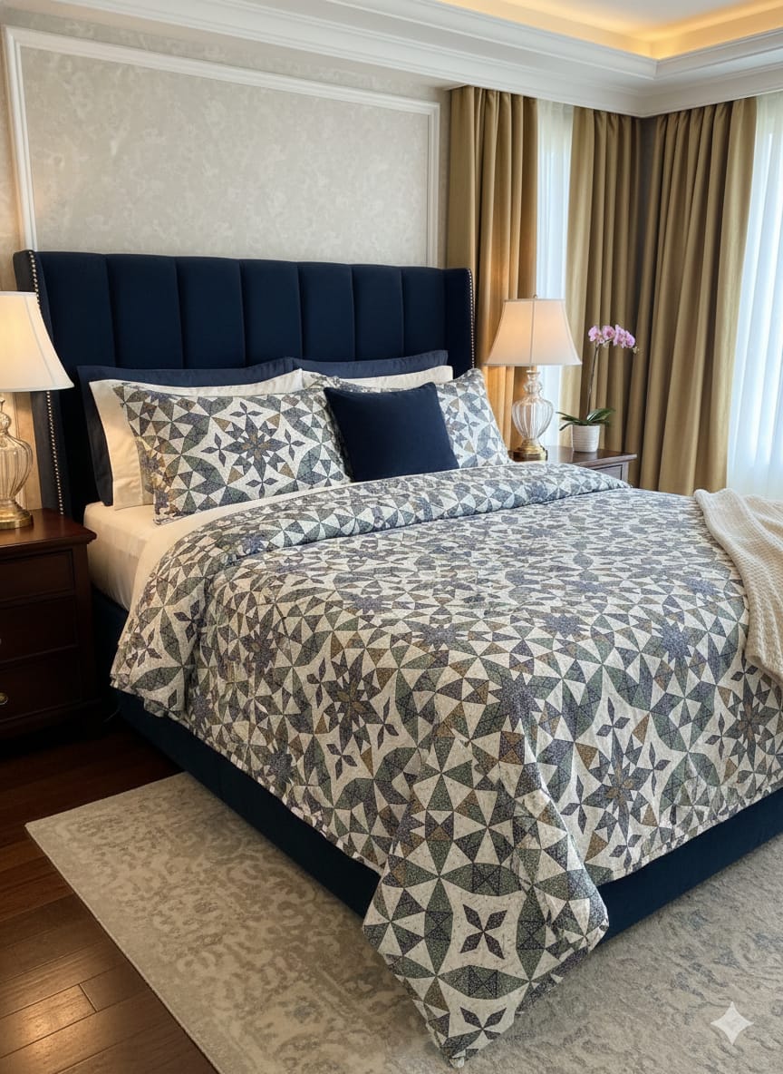 Pakistani King Size Bedsheet