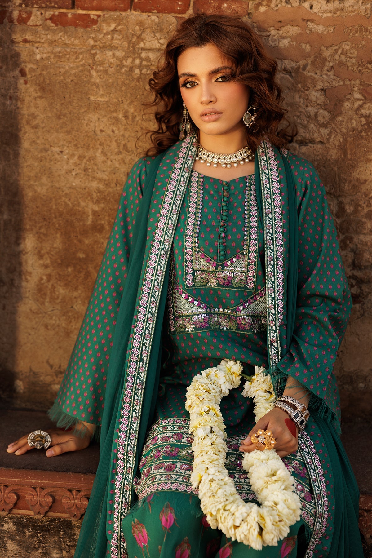 Charizma 3-PC Embroidered Lawn Suit