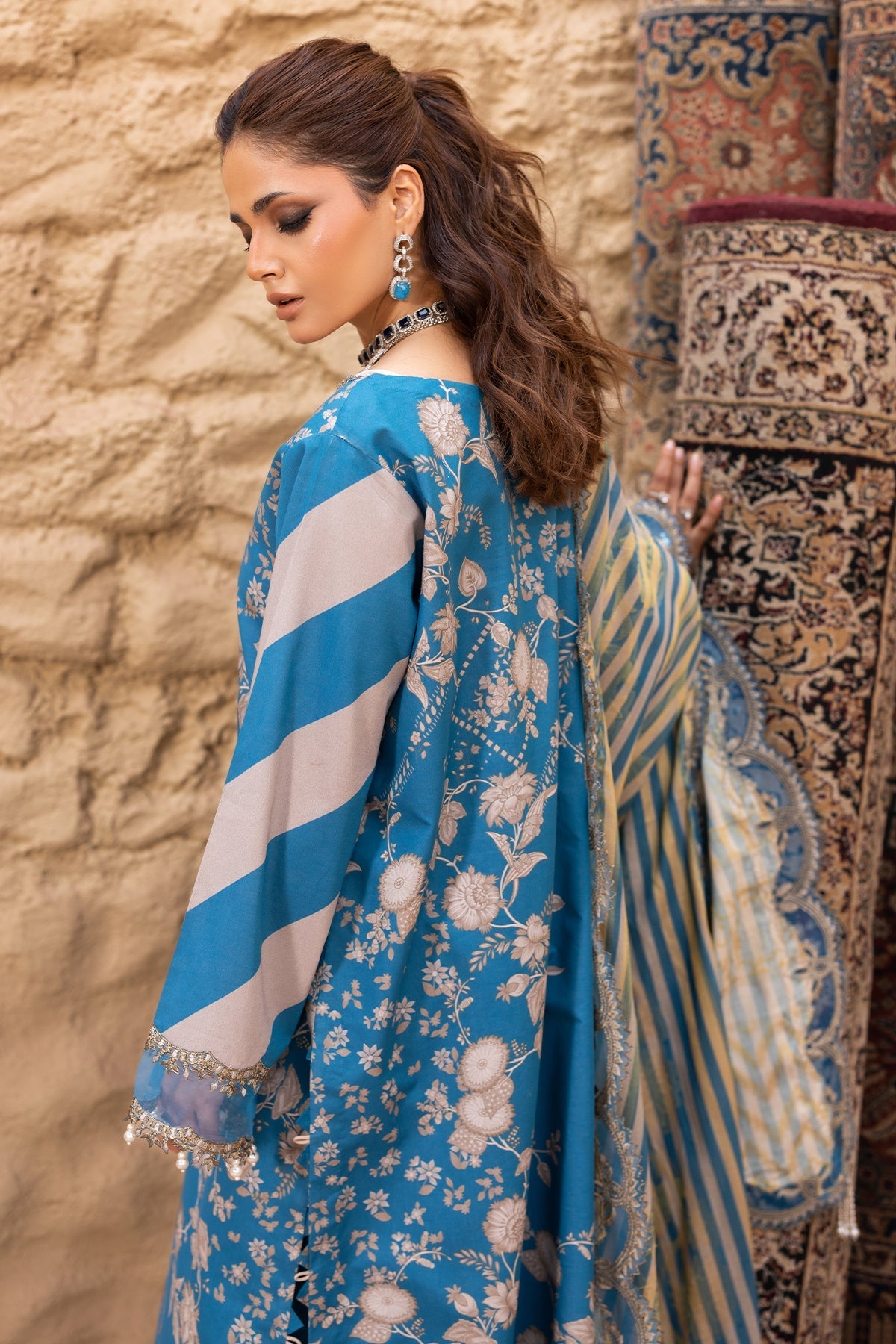 Charizma 3-PC Embroidered Lawn Suit
