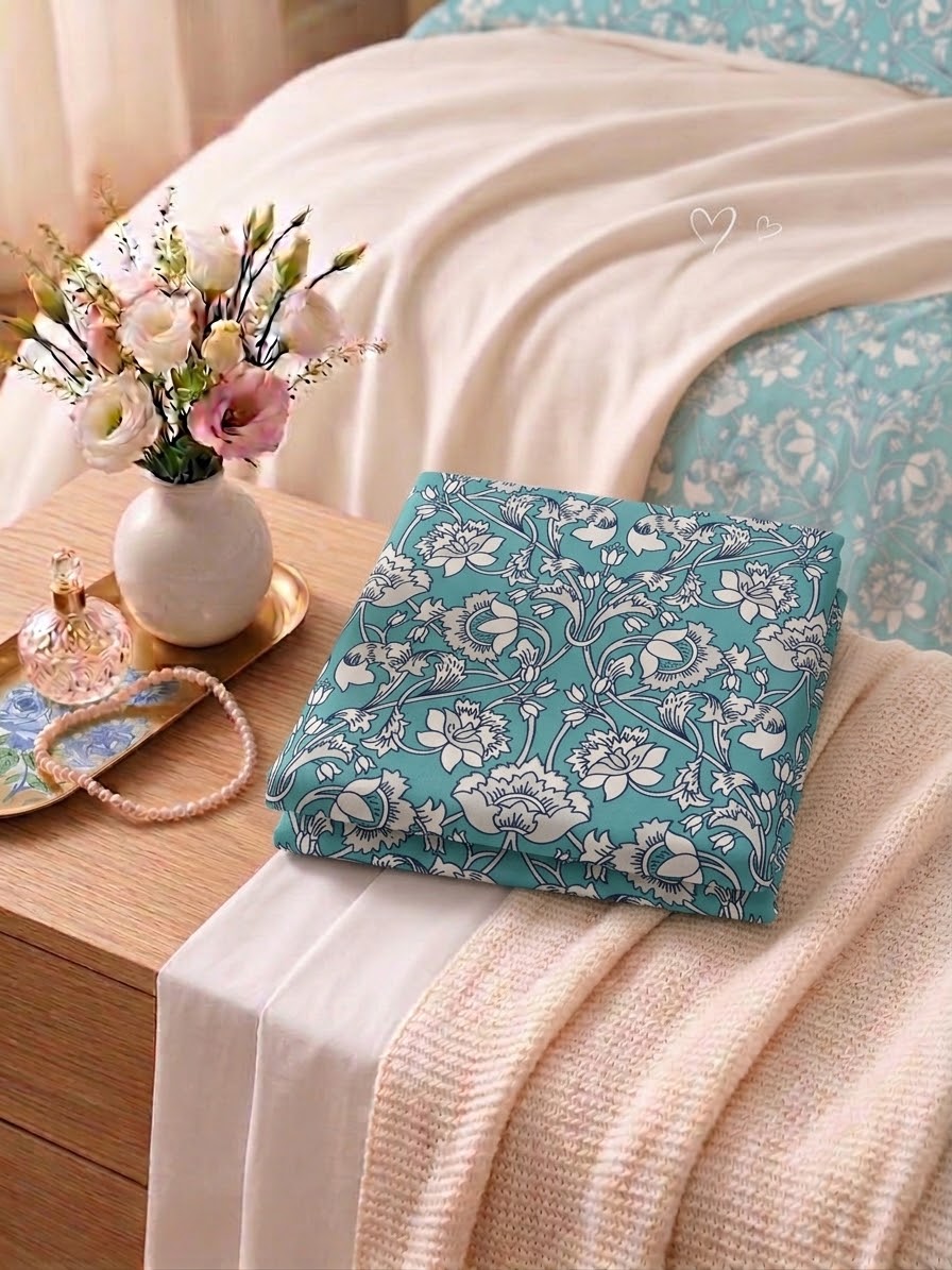 Pakistani King Size Bedsheet with Pillow Cover
