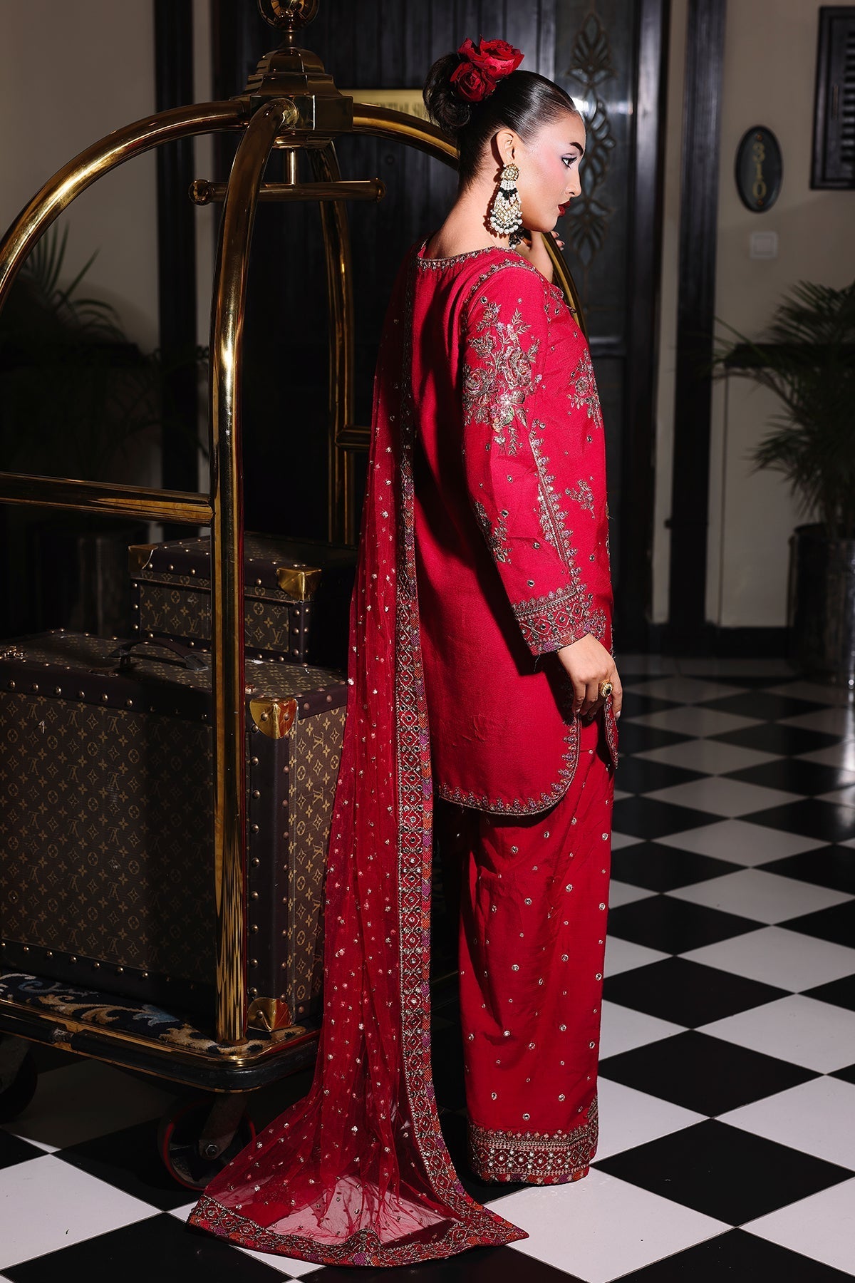 Charizma Luxury Embroidered Suit
