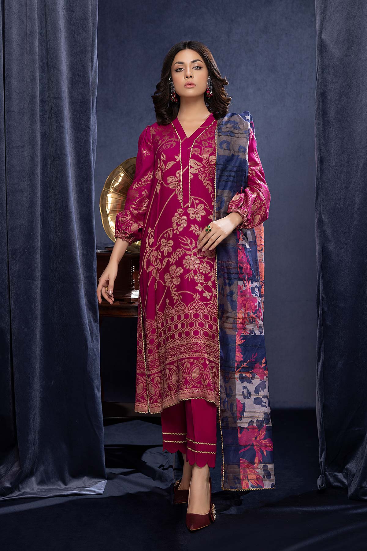 Charizma Luxury Embroidered Suit