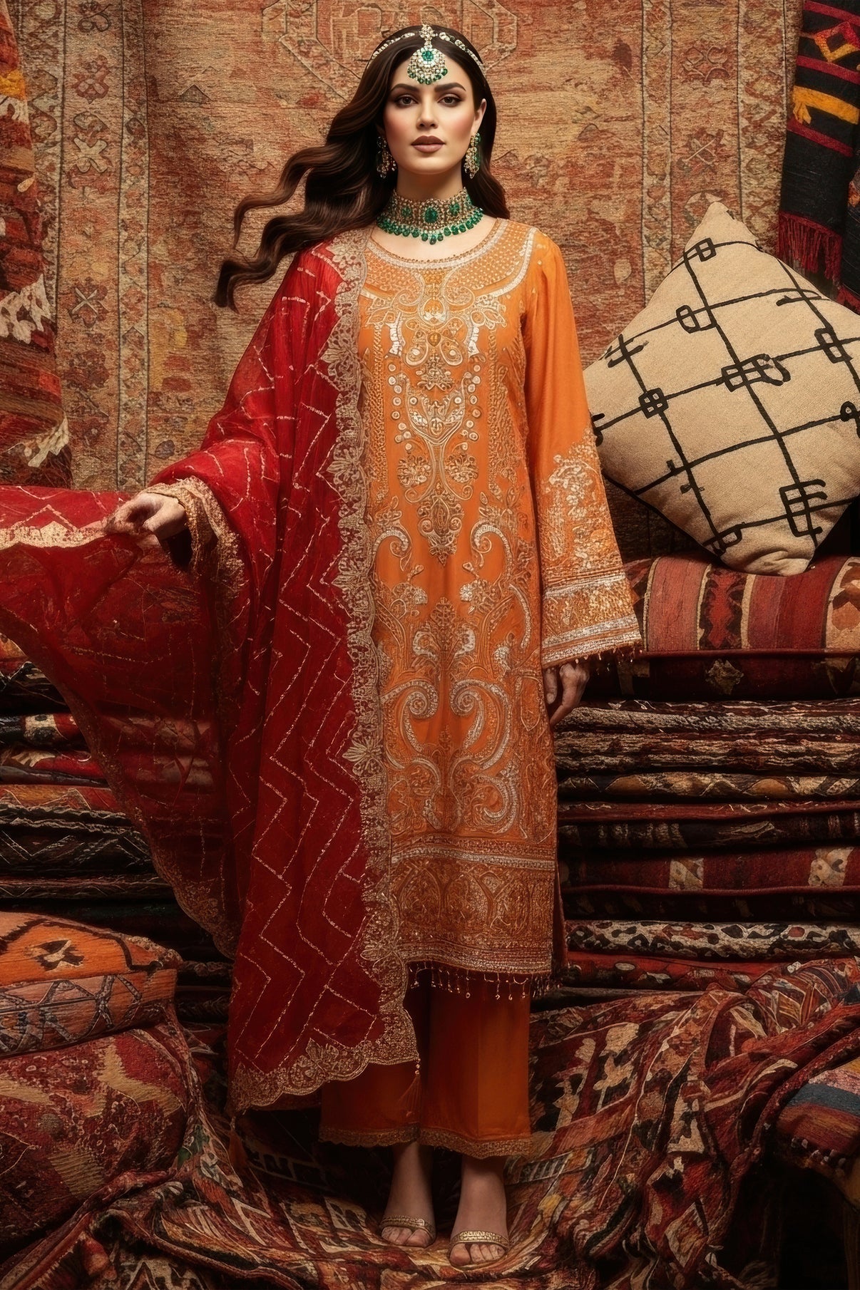 Imrozia Embroidered Chiffon Collection