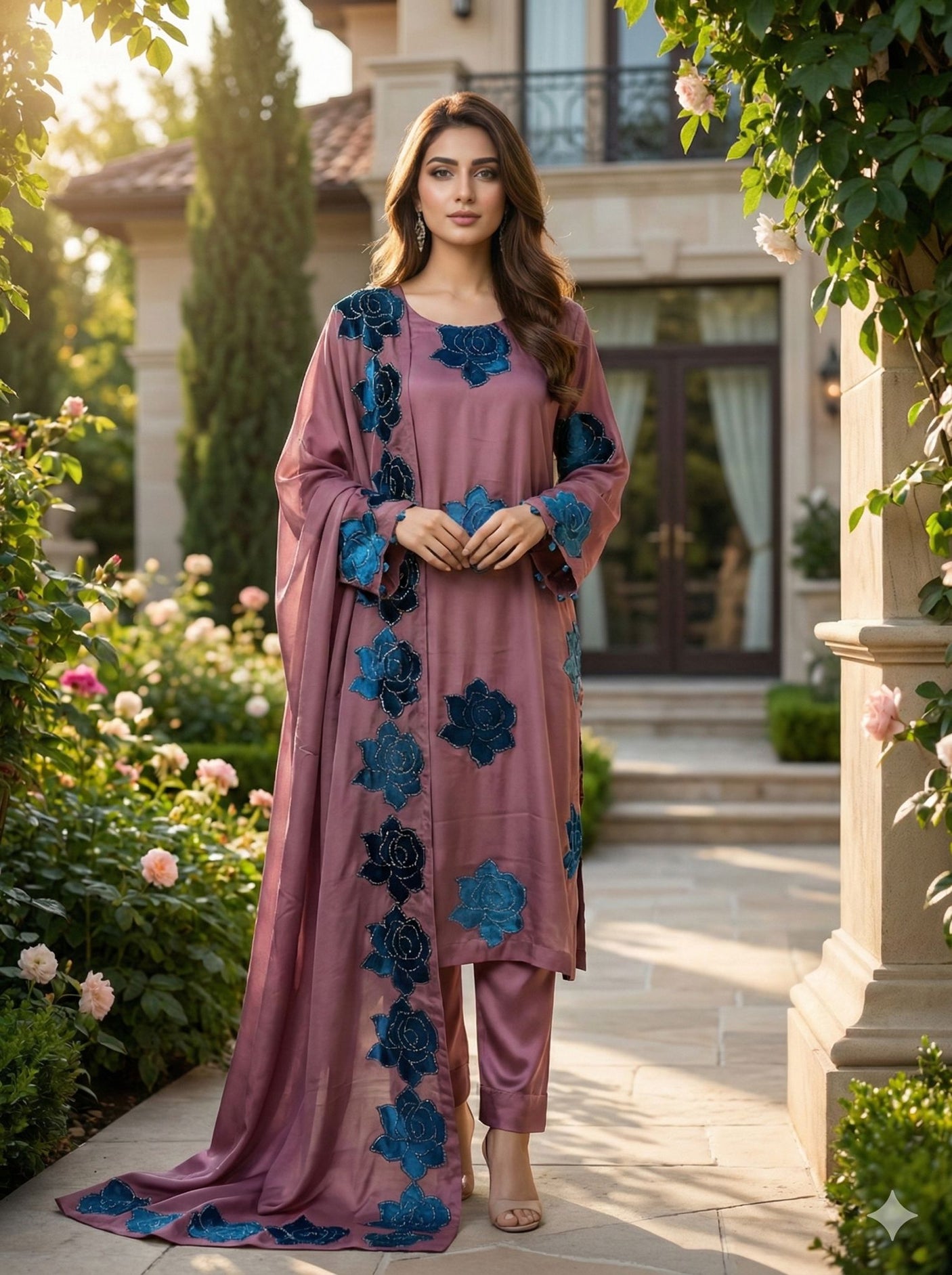 Luxury Embroidered Party wear Ready To Ship