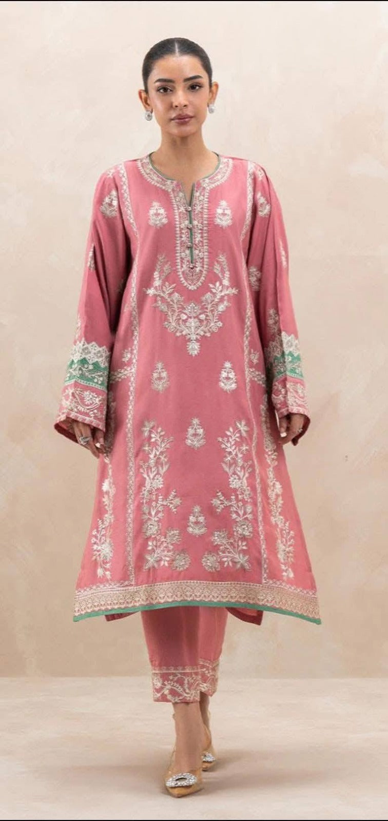 Beechtree Embroidered Suit 2 pc