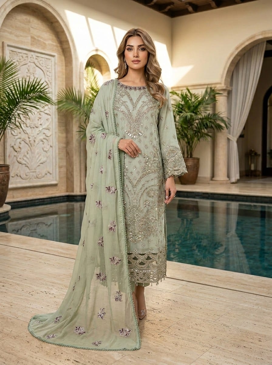 Tawakkal Embroidered Chiffon Collection