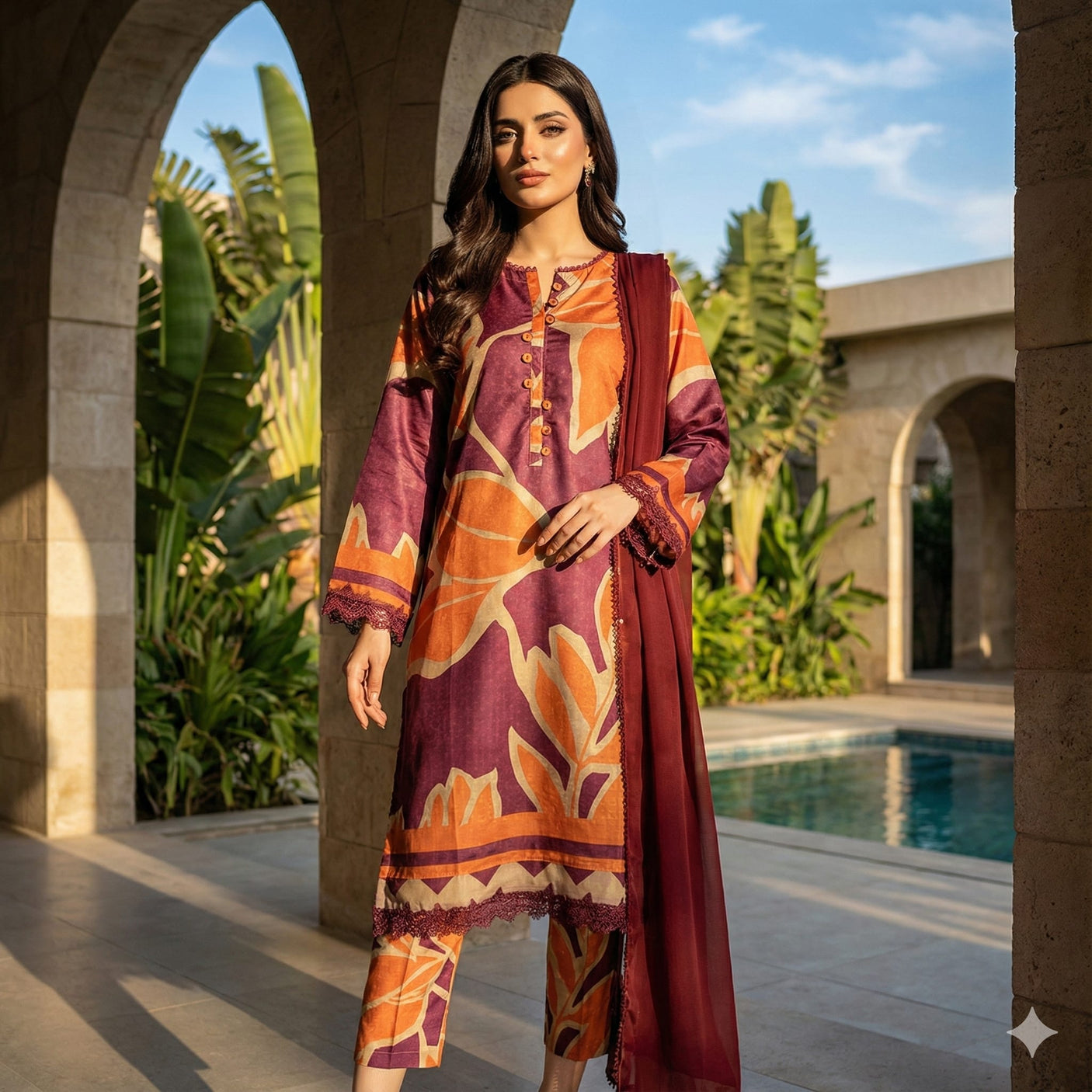 Adan Libas Capsule Voil Jacquard