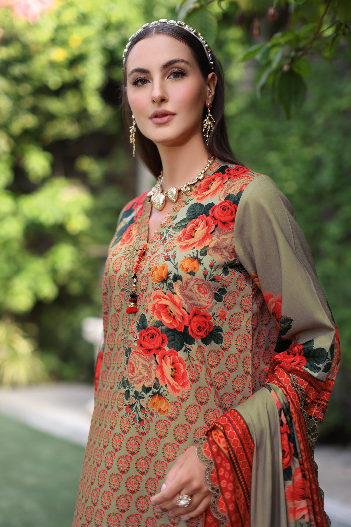 Charizma Luxury Embroidered Suit