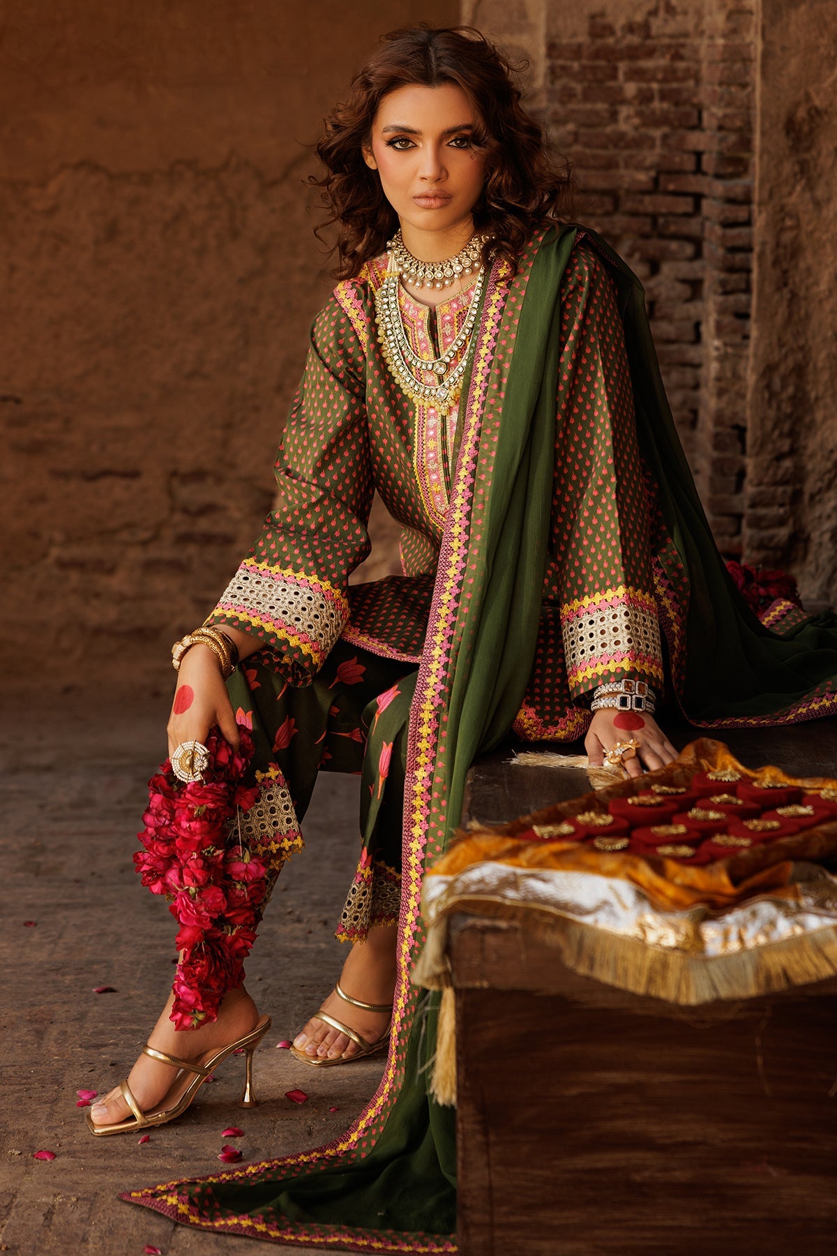 Charizma 3-PC Embroidered Lawn Suit