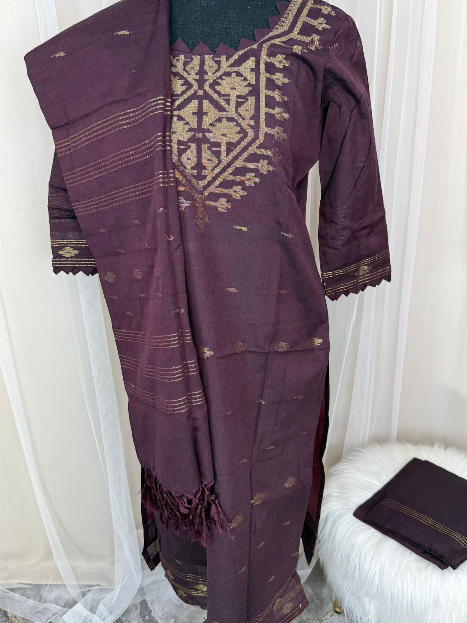 Bangladeshi Jamdani salwar kamiz