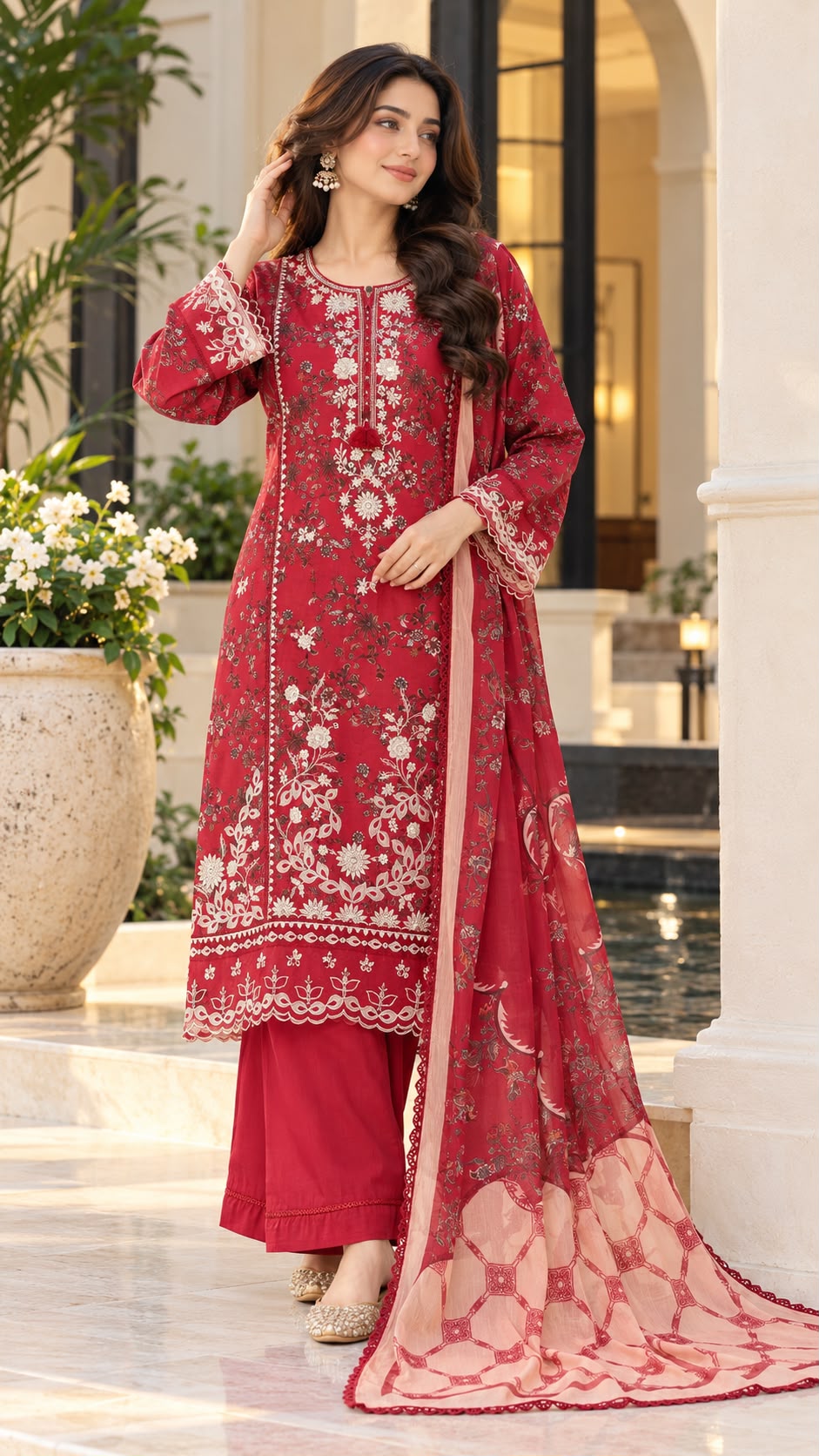 Sada Bahar Luxury Embroidered Lawn