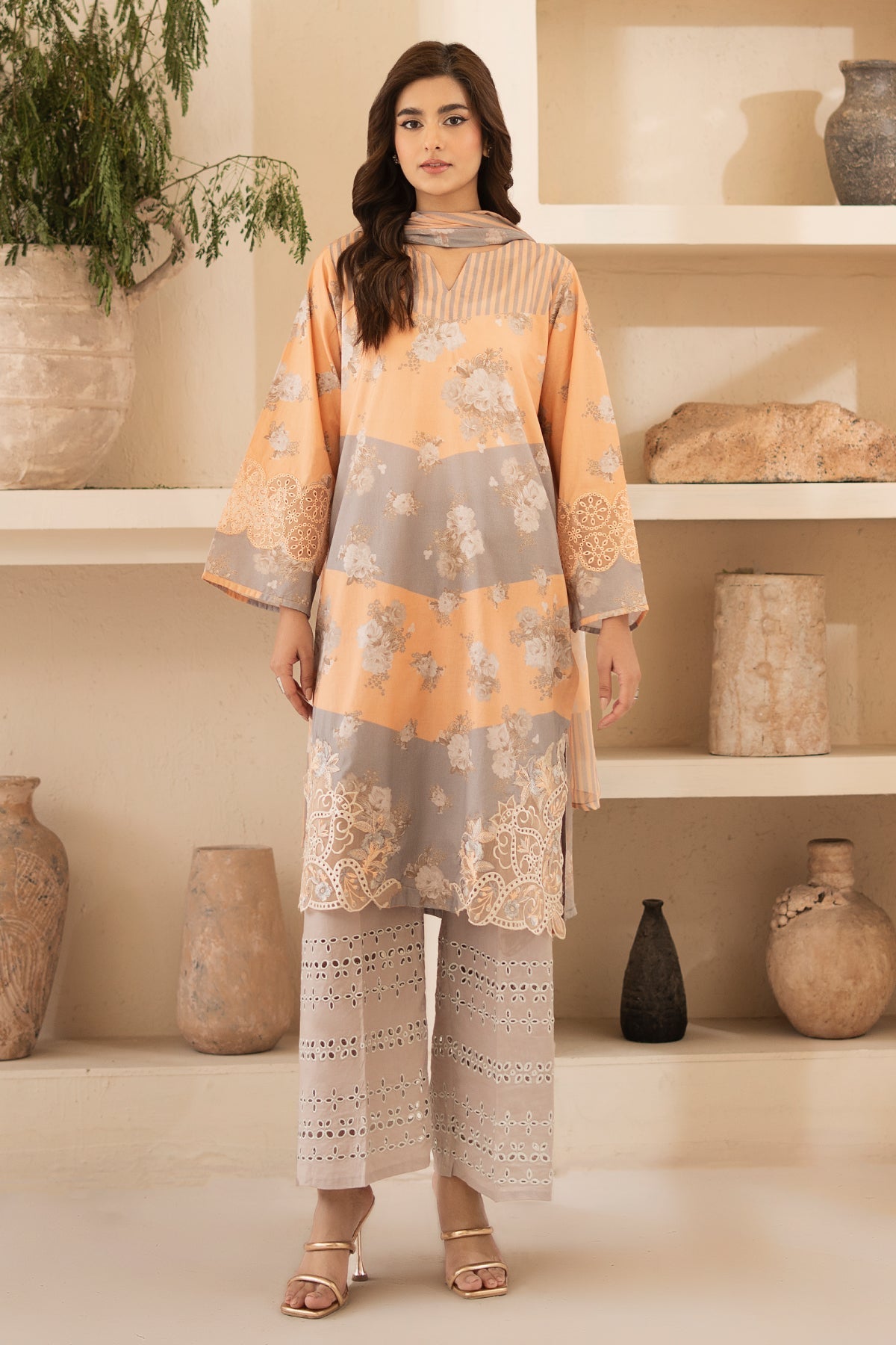 Charizma Luxury Embroidered Suit