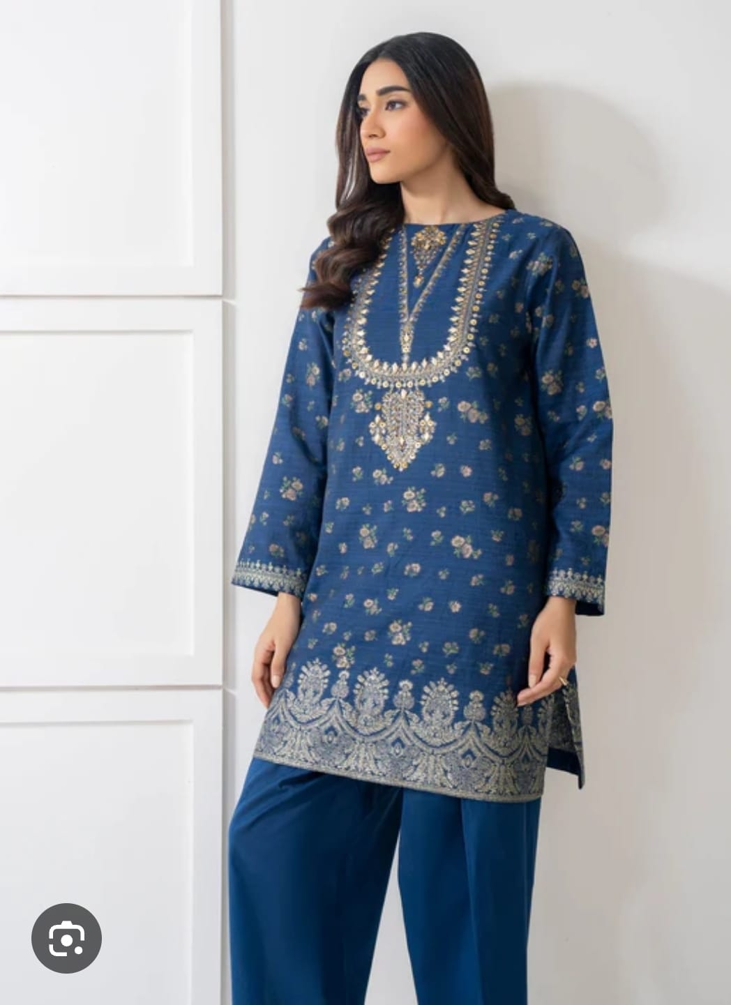 2 Piece Jacquard Suit-Embroidered by limelight