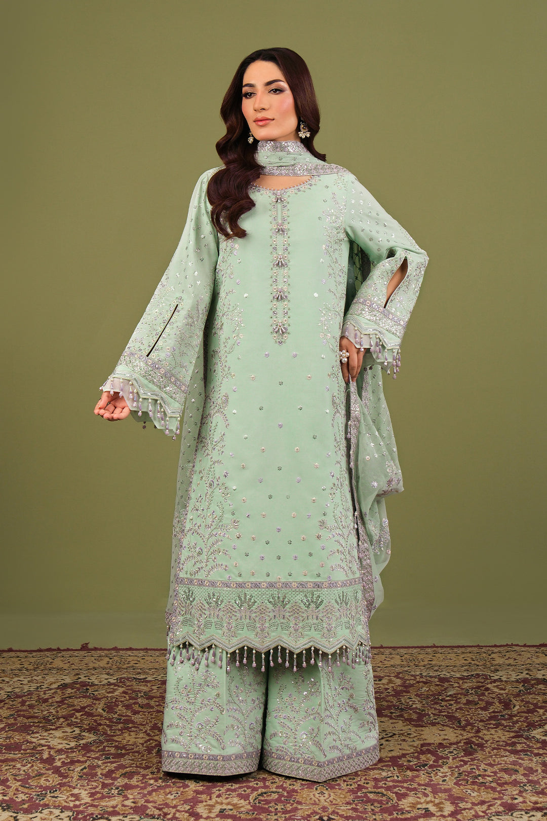 Luxe By Alizeh Raw Silk Suit