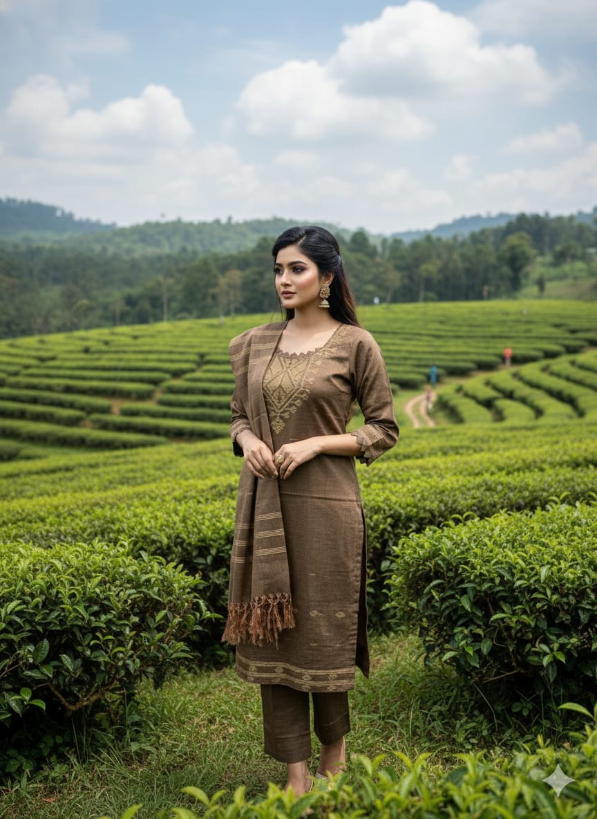 Bangladeshi Jamdani salwar kamiz