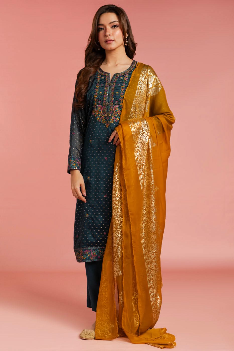 Alkaram Studio Jacquard Suit