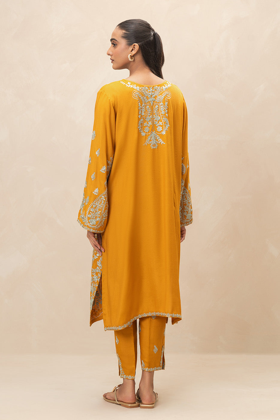 Beechtree Embroidered Suit 2 pc