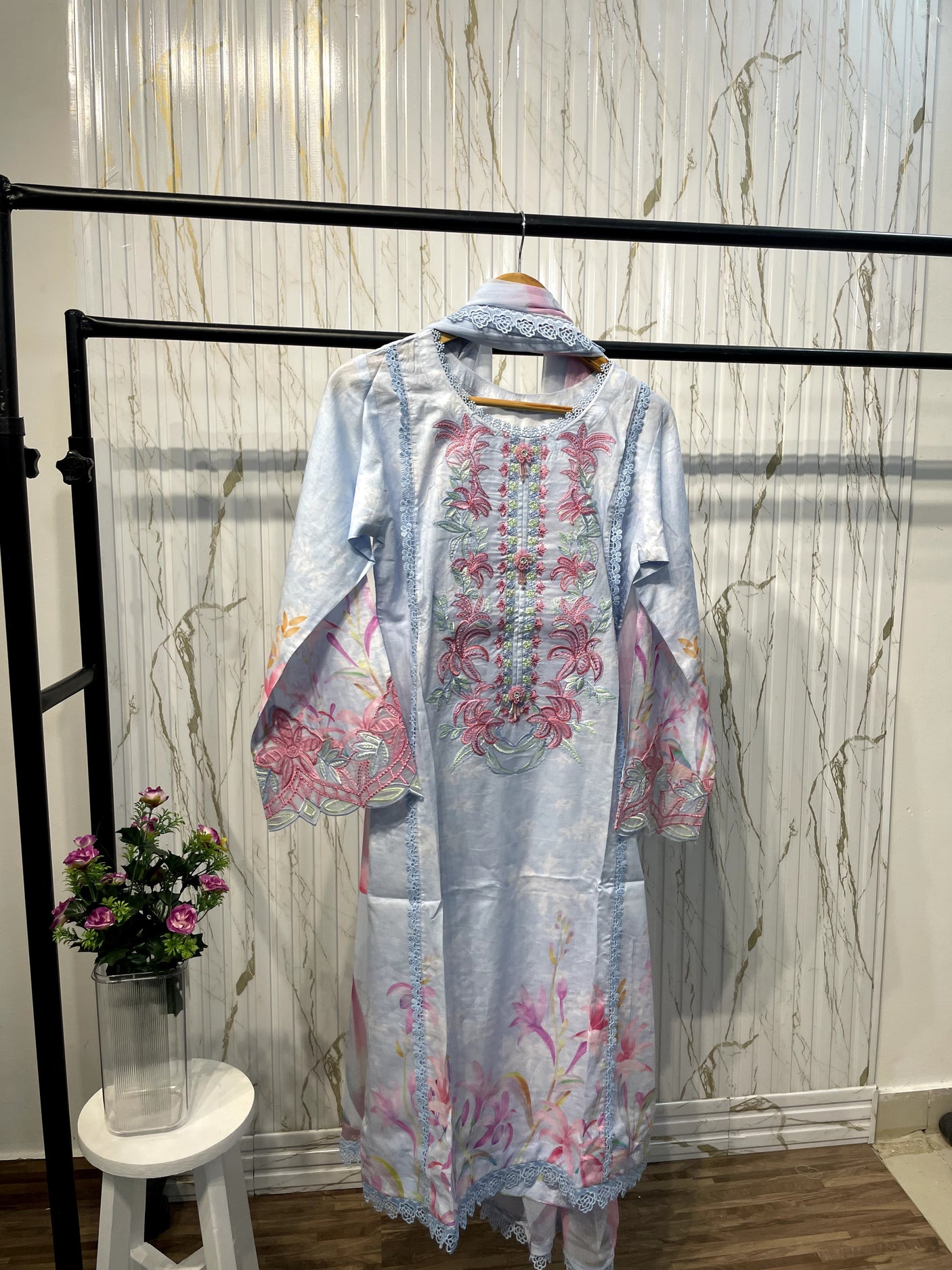 Rangrasiya Summer Embroidered Lawn