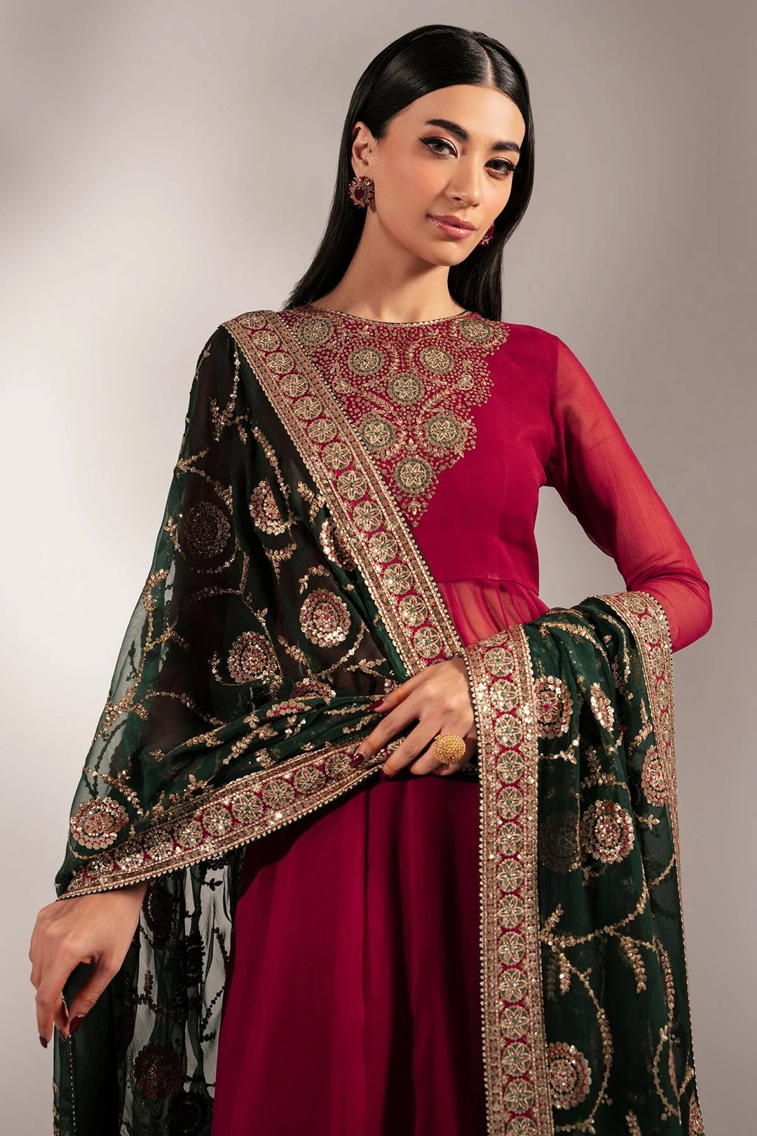 Jazmin Embroidered Formal Suit