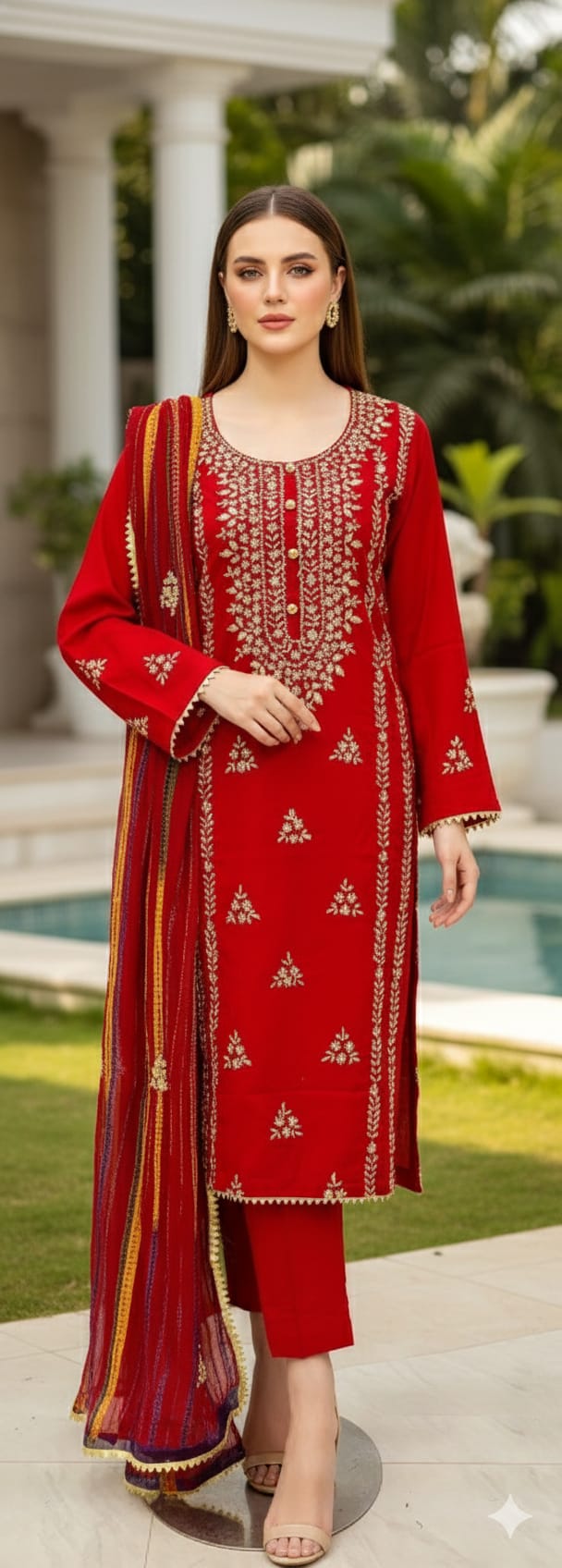 Luxury Embroidered Lawn Ready To Ship