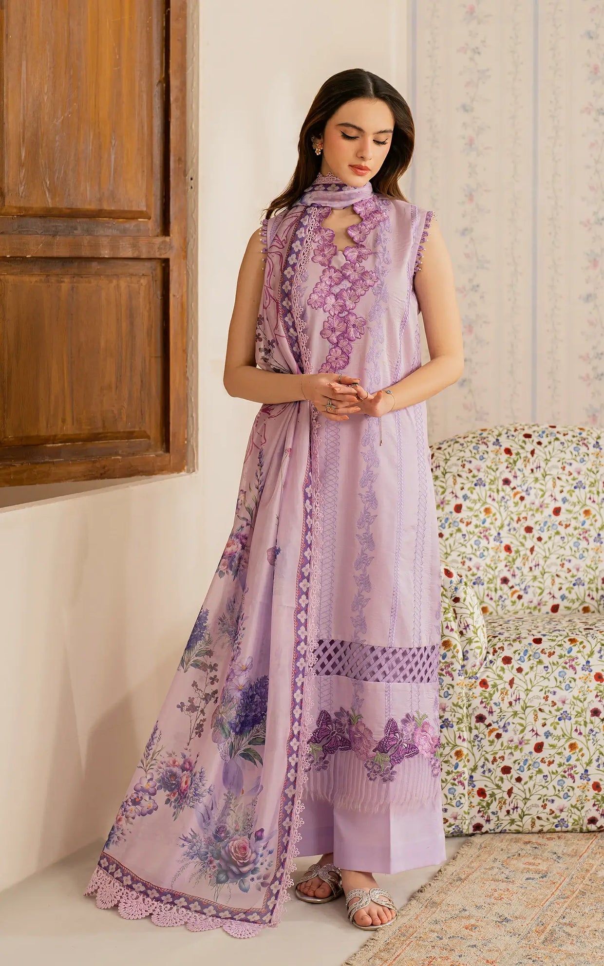 Asifa & Nabeel Premium Lawn Suit