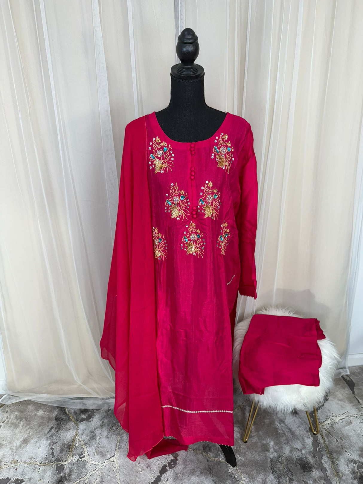 Luxury Embroidered Party wear Ready To Ship