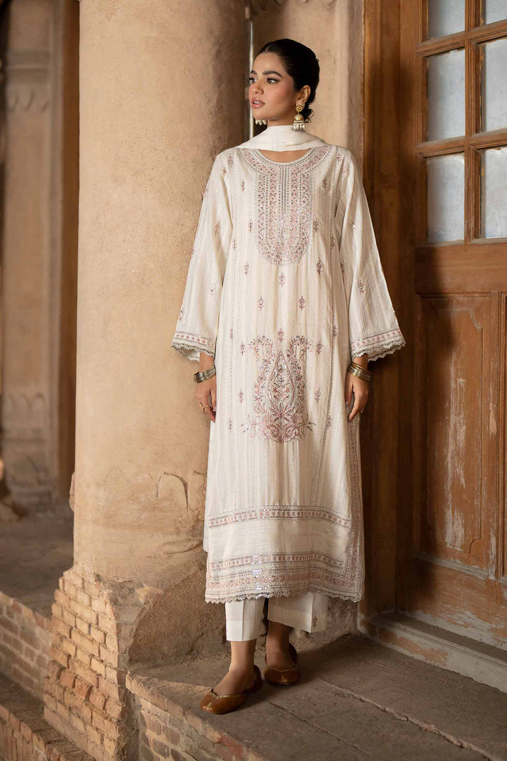 3 Piece Embroidered Suit by Nishat Linen