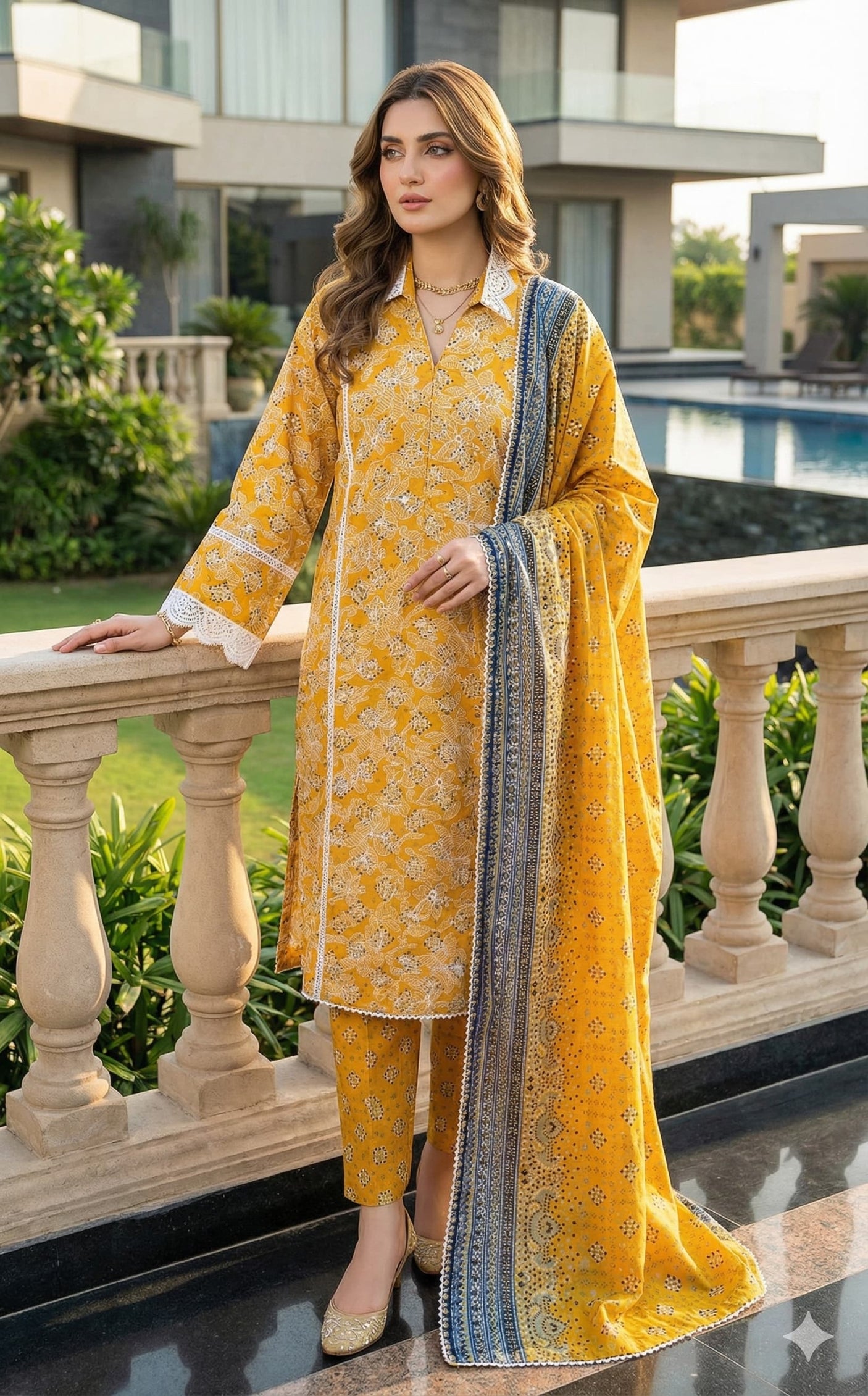 BIN SAEED EXCLUSIVE EMBROIDERED LAWN