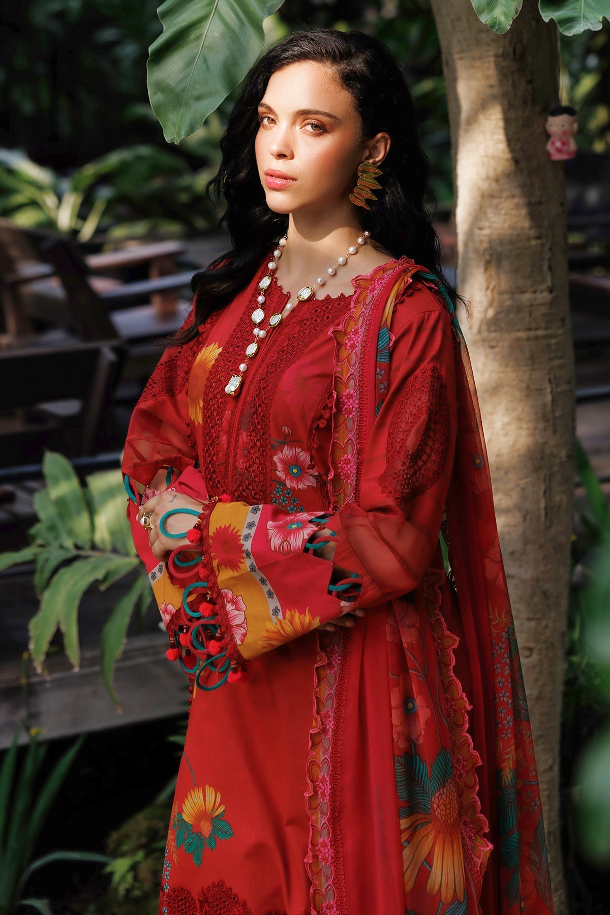 Charizma 3-PC Embroidered Lawn Suit