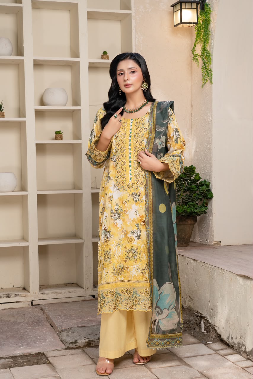 Munira Designers Embroidered Lawn