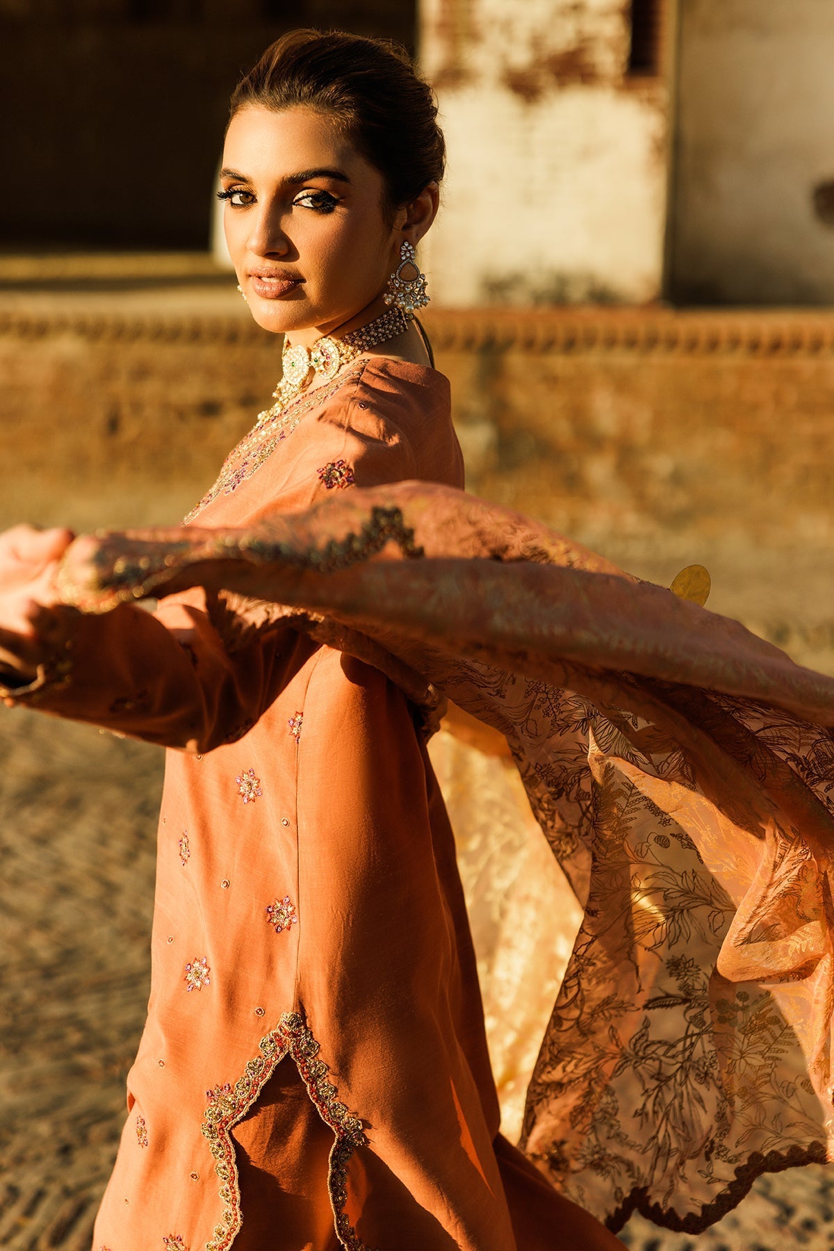 Charizma Luxury Embroidered Suit