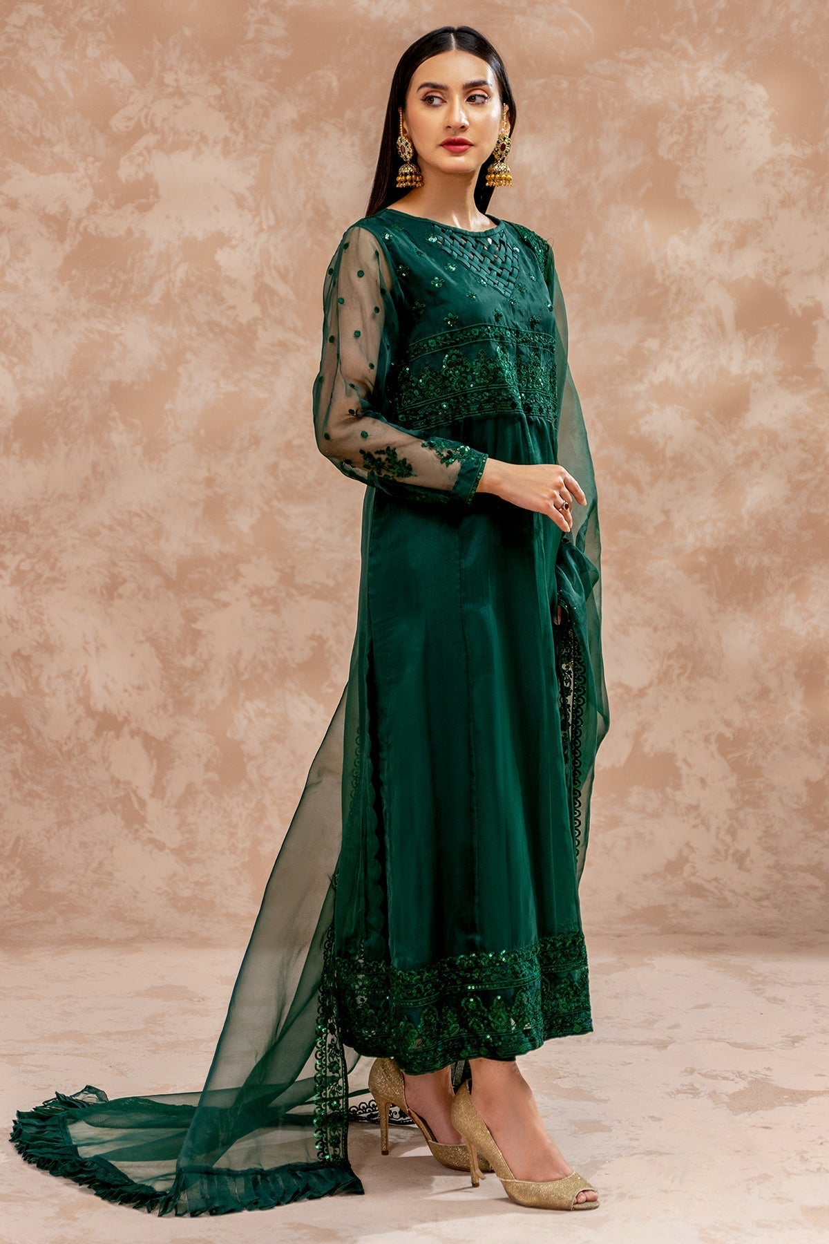 Luxury Embroidered Suit By Charizma