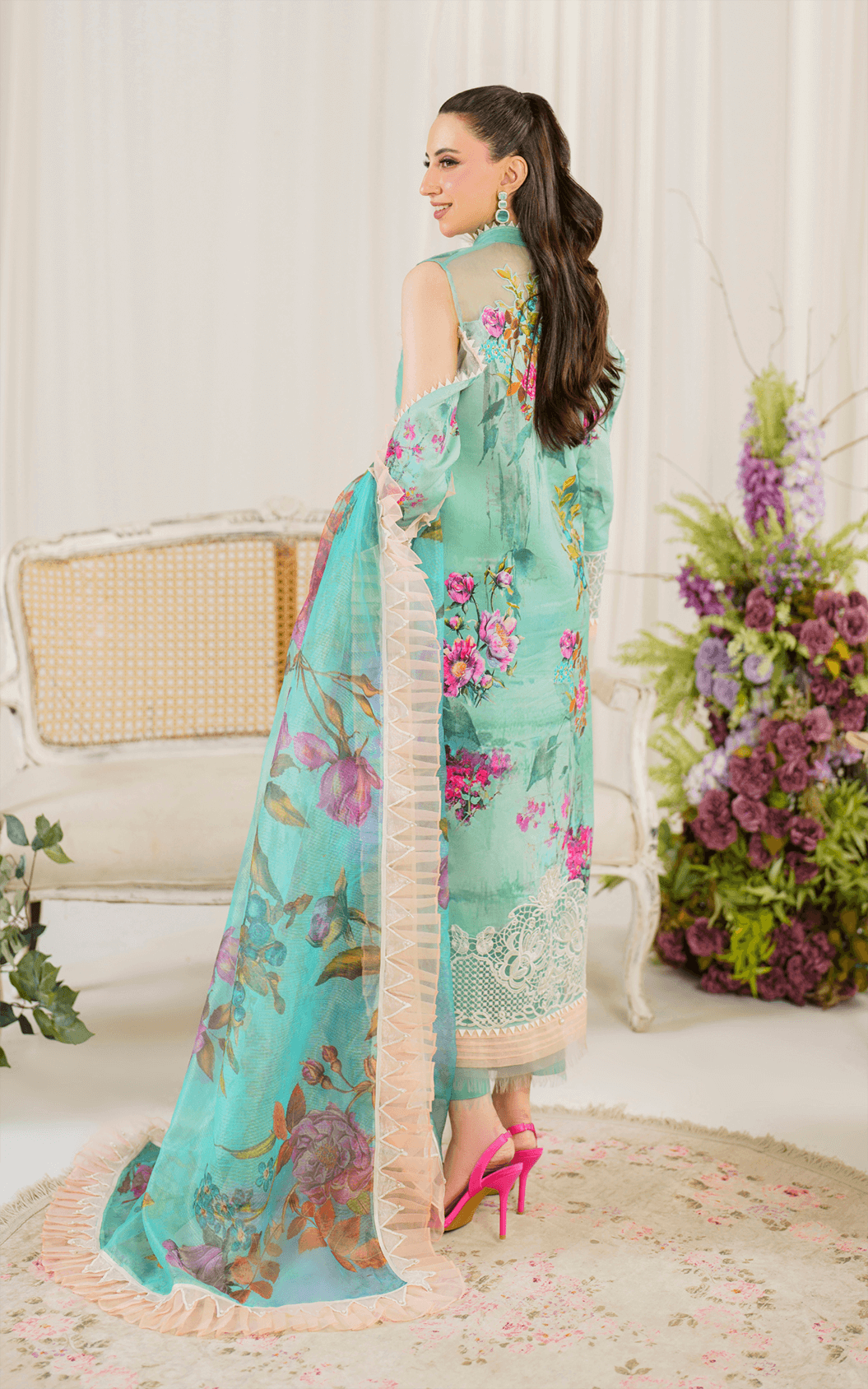 Pretty in Pink by Asifa & Nabeel Premium Lawn