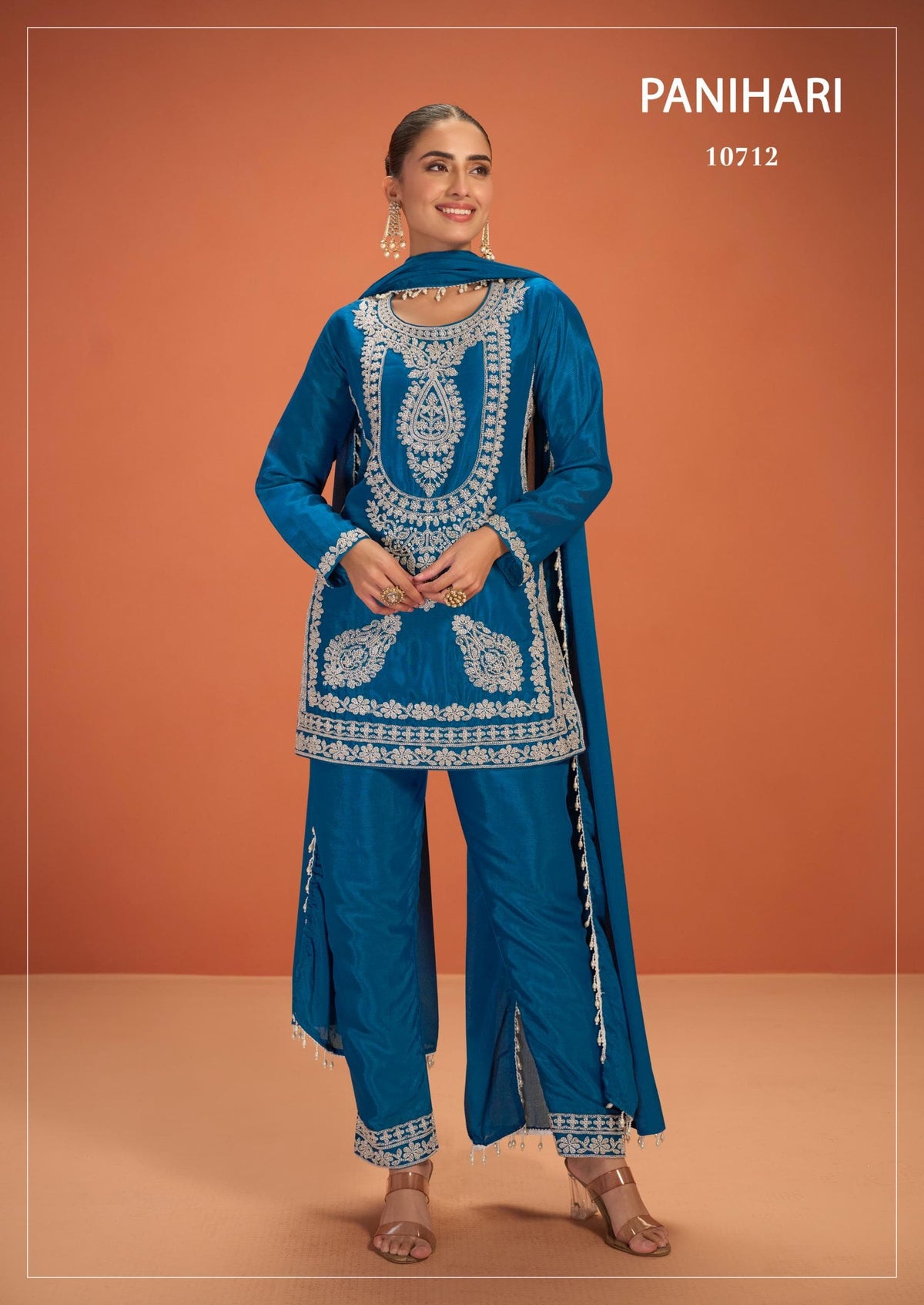 Premium Chinnon Silk Suit