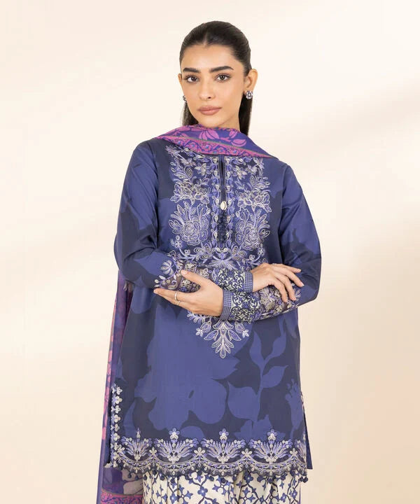 Sapphire Embroidered Lawn