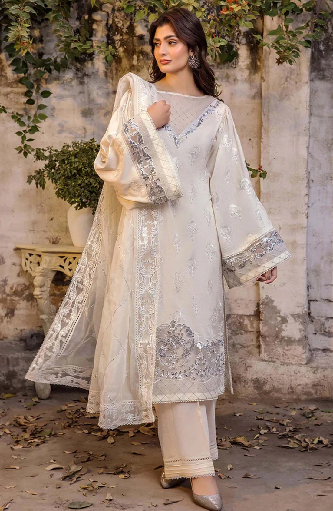 Lawn Chikankari Collection By Adan's Libas