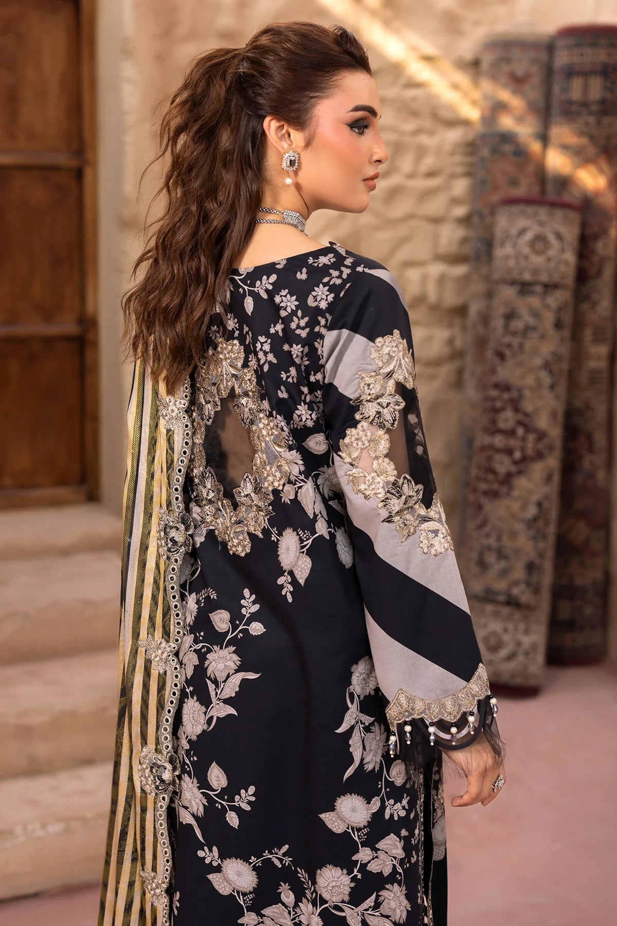 Charizma 3-PC Embroidered Lawn Suit