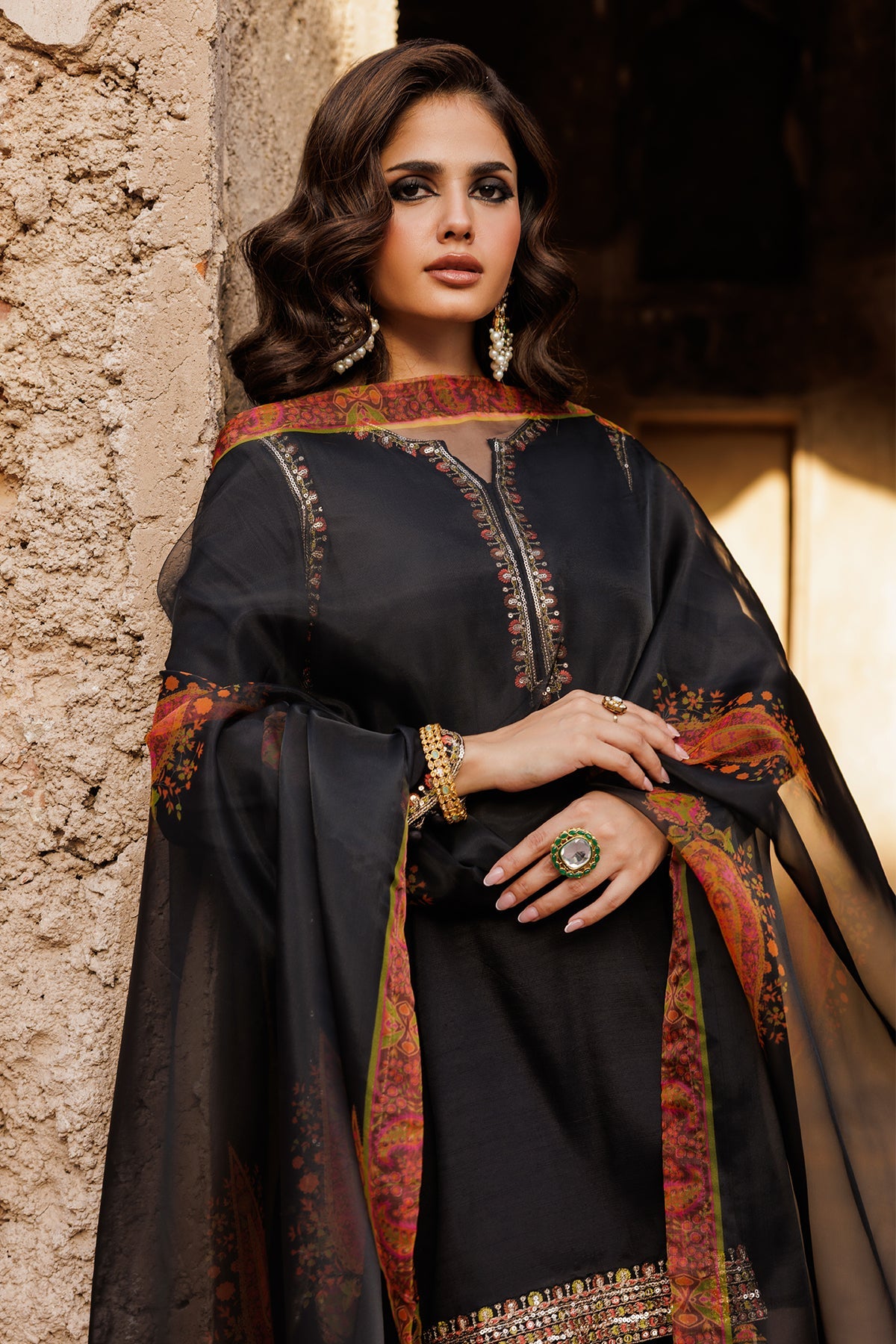 Charizma Luxury Embroidered Suit