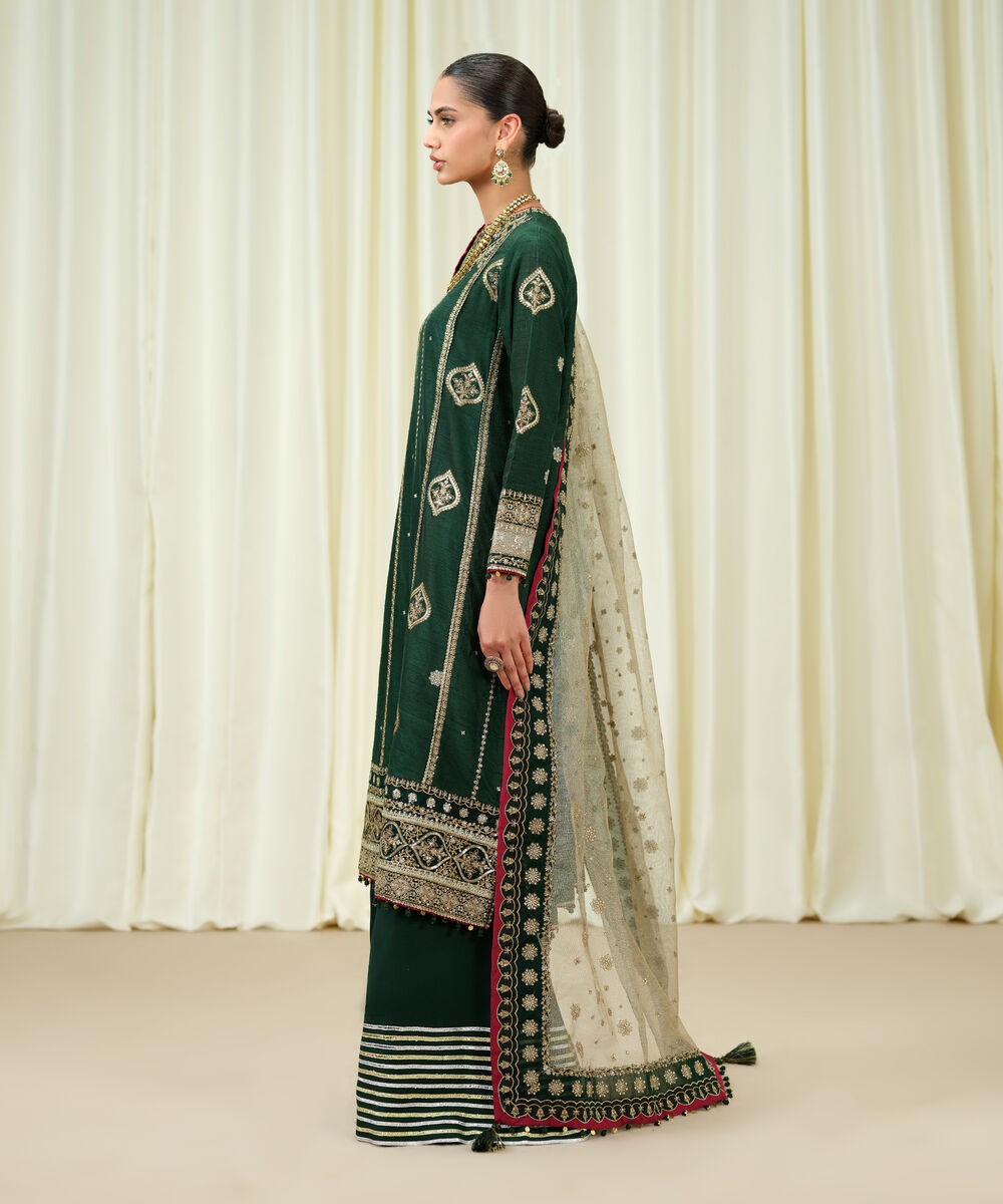 3Pc Embroidered Suit by Sapphire