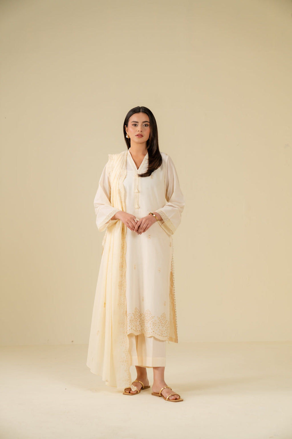 Beena by Beyond Embroidered Lawn 3 Piece